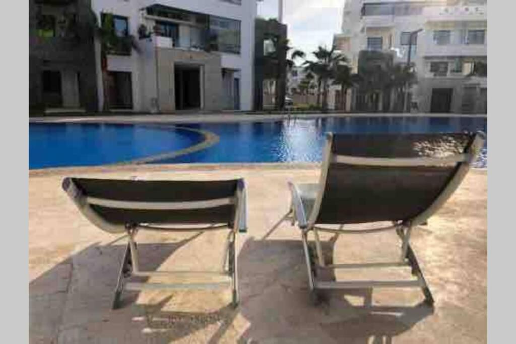 Superbe appartement avec piscine à Agadir bay Exterior foto